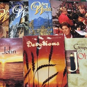 7pc Lot~VTG Christian Southern Baptist Open Windows Magazines/Devotionals/StJohn